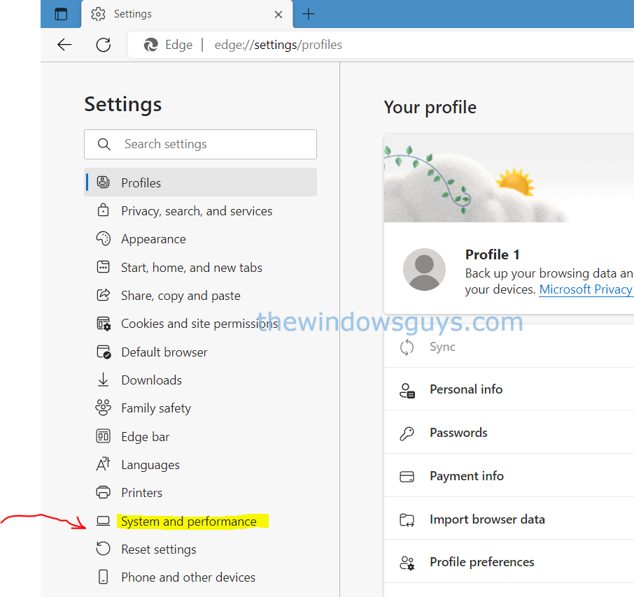 sleeping tabs feature of Edge