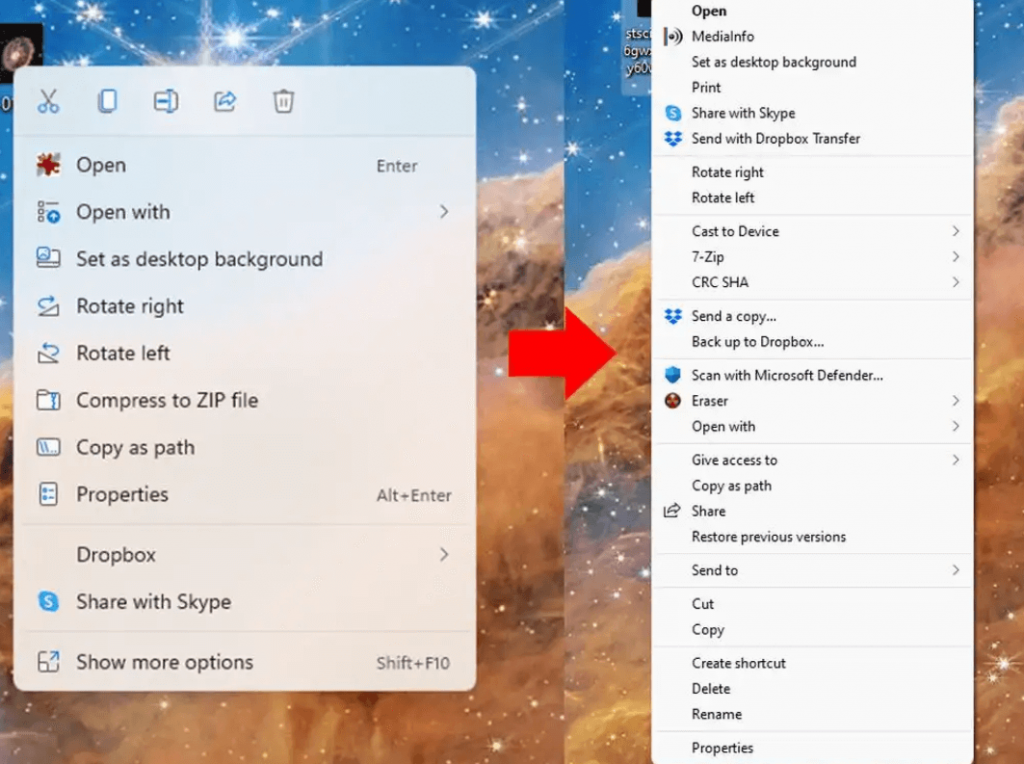 GET THE WINDOWS 10-STYLED CONTEXT MENU